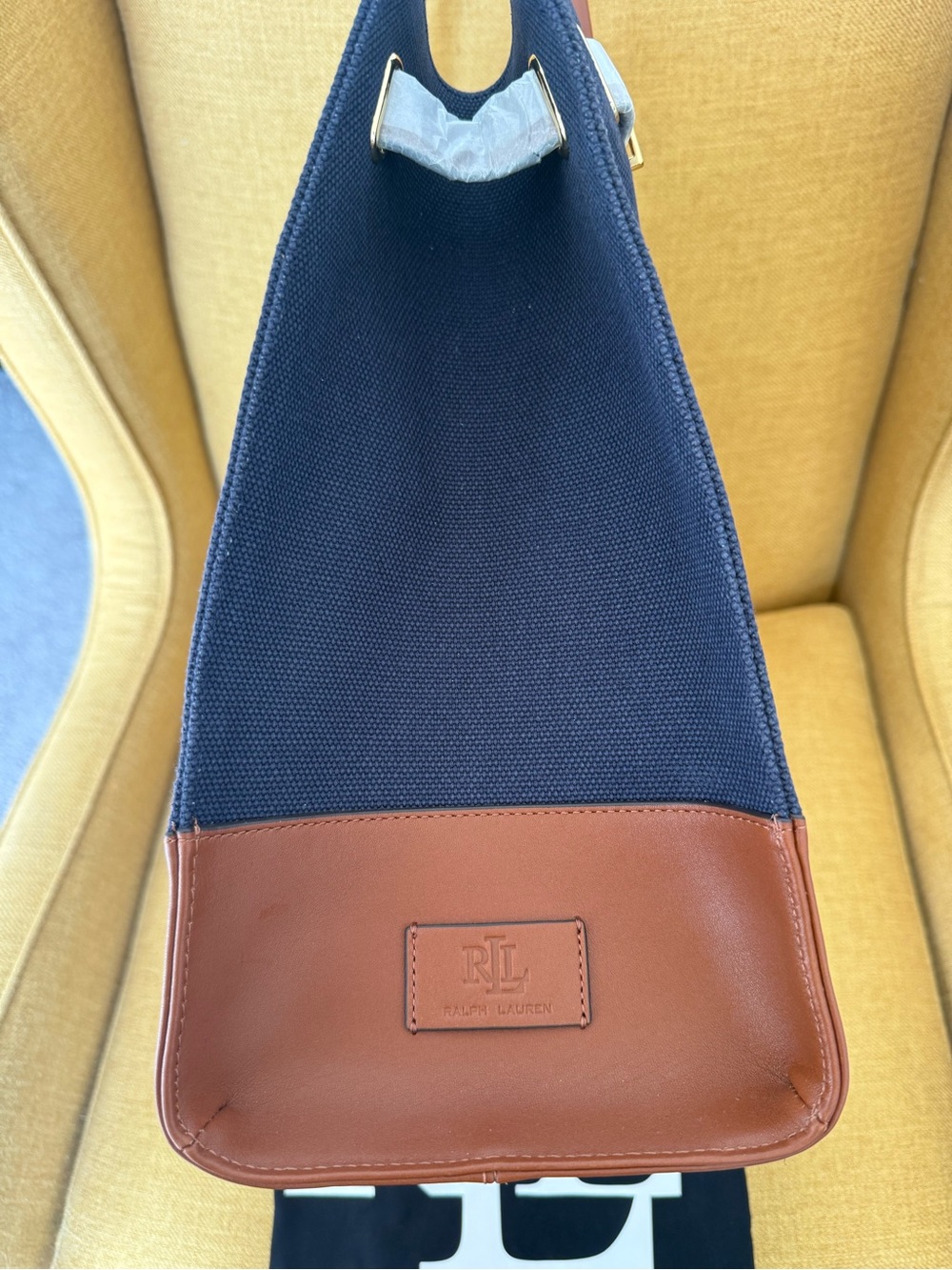 Ralph Lauren Devyn Navy Tote - NWT - Retails for $325 on RL.com! 👜 - Picture 6 of 7